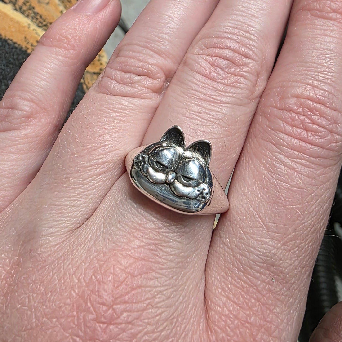 10K Gold Lasagna Lover Signet Ring (Pre-order)